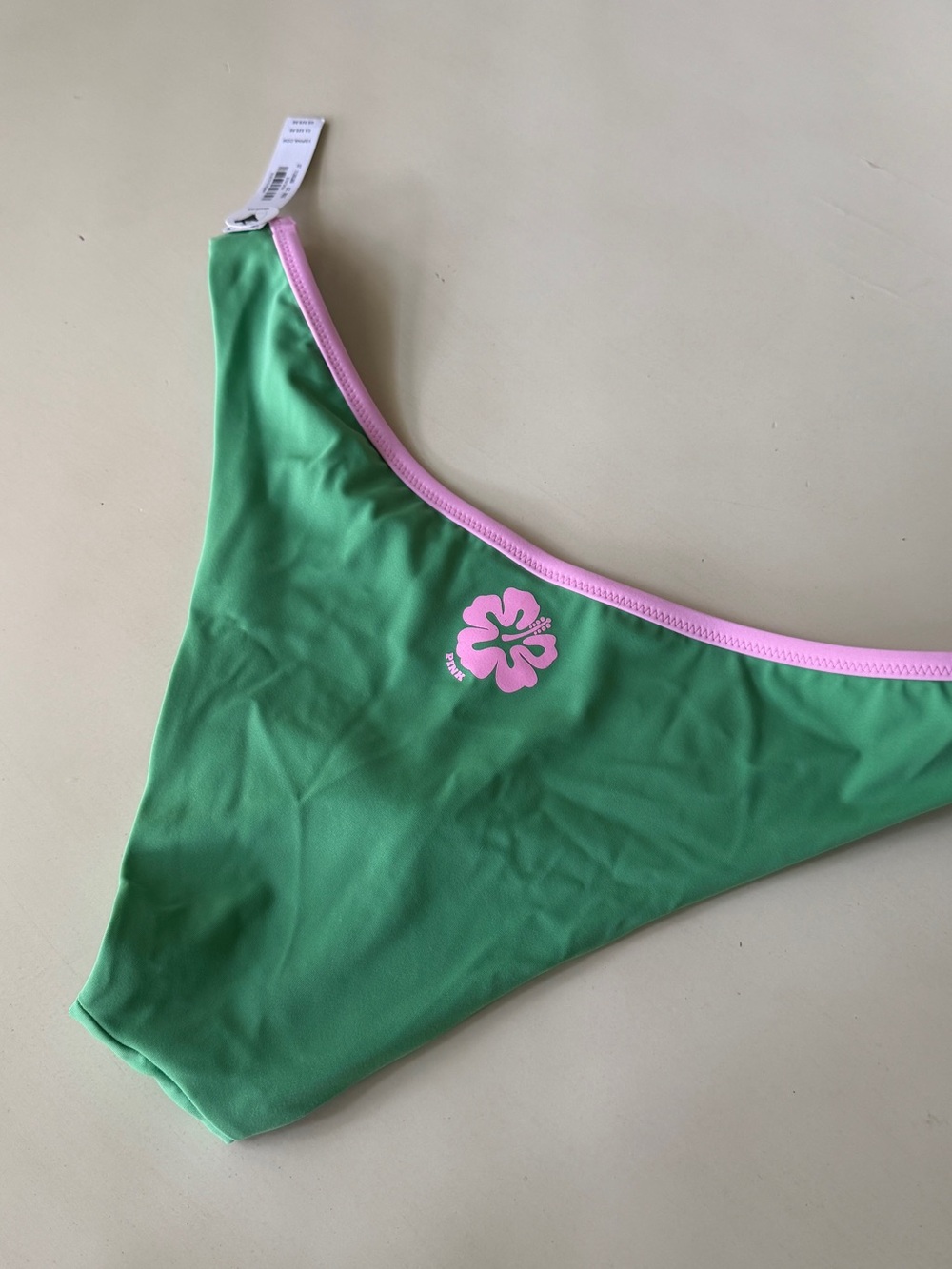 NWT PINK Victoria's Secret BRAZILIAN BIKINI BOTTOM in wild green - Picture 5 of 7